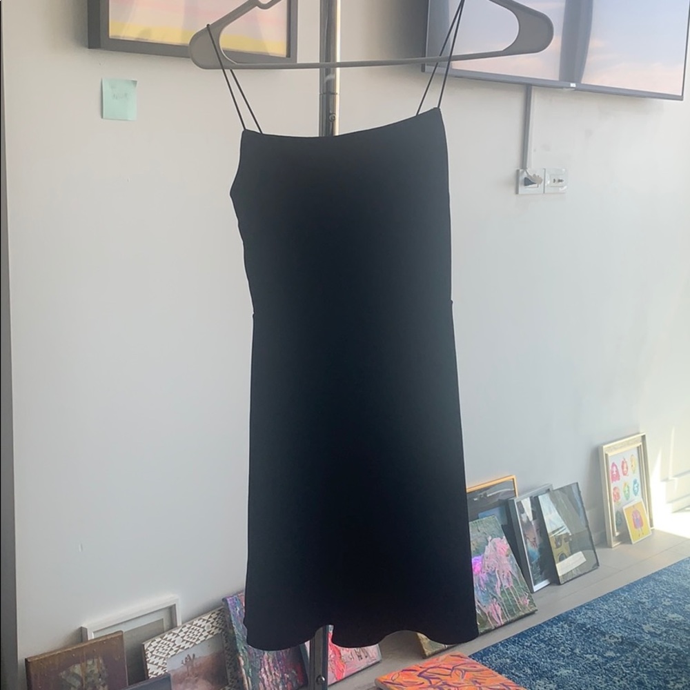 Velvet black dress